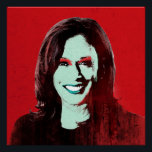 Red Kamala Harris Pop Art Poster<br><div class="desc">Politischer Pop Art Gear und politische Geschenke von PolitiClothes.com & PolitiCardz.com finden die einzigartigsten Wahlen und politischen Geschenke inklusive: politische T - Shirt, politische Autoaufkleber, politische Buttons, politische Poster, politische Buttone, politische Karten, politische Tasse, politische Plakate, politische Zeichen und mehr! Politische Kunst & Gear: http://www.PolitiClothes.com Politische Karten und Geschenke: http://www.PolitiCardz.com...</div>
