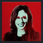 Red Kamala Harris Pop Art Poster<br><div class="desc">Politischer Pop Art Gear und politische Geschenke von PolitiClothes.com & PolitiCardz.com finden die einzigartigsten Wahlen und politischen Geschenke inklusive: politische T - Shirt, politische Autoaufkleber, politische Buttons, politische Poster, politische Buttone, politische Karten, politische Tasse, politische Plakate, politische Zeichen und mehr! Politische Kunst & Gear: http://www.PolitiClothes.com Politische Karten und Geschenke: http://www.PolitiCardz.com...</div>