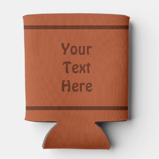 Red Kangaroo in Slouch Hat Dosenkühler (Rückseite)