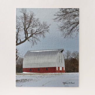 Red Kansas Barn Puzzle