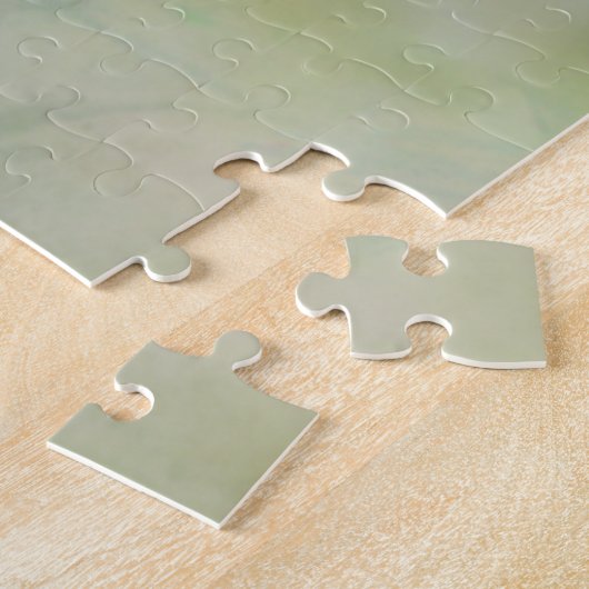 Red Kardinal Bird auf einem Zweig Art Puzzle (Seite)