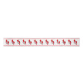 Red Kardinal Bird Christmas Ribbon Satinband (Vorderseite)