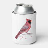 Red Kardinal Bird Dosenkühler (Kanne Vorderseite)