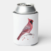 Red Kardinal Bird Dosenkühler (Kanne Rückseite)