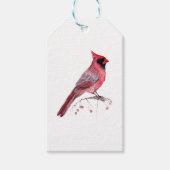 Red Kardinal Bird Geschenkanhänger (Vorderseite)