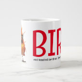 Red Kardinal Bird Jumbo-Tasse (Vorderseite)