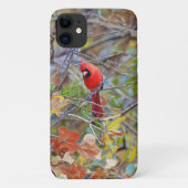 Red Kardinal Bird Nature Art Phone Case (Rückseite)
