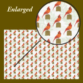 Red Kardinal Bird Seidenpapier