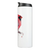 Red Kardinal Bird Thermosbecher (Nach rechts gedreht)