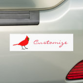 Red Kardinal Bird Thunder_Cove Autoaufkleber (Auf Auto)
