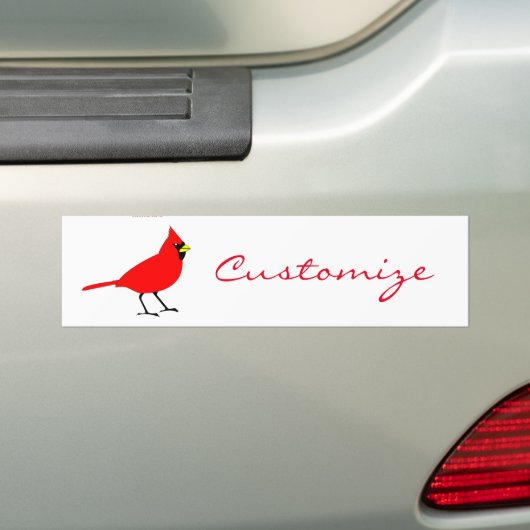 Red Kardinal Bird Thunder_Cove Autoaufkleber (Auf Auto)