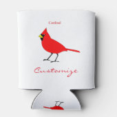 Red Kardinal Bird Thunder_Cove Dosenkühler (Rückseite)