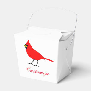 Red Kardinal Bird Thunder_Cove Geschenkschachtel