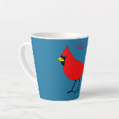 Red Kardinal Bird Thunder_Cove Milchtasse (Linke Ecke)