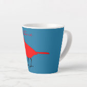 Red Kardinal Bird Thunder_Cove Milchtasse (Rechte Ecke)