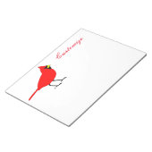 Red Kardinal Bird Thunder_Cove Notizblock (angewinkelt)