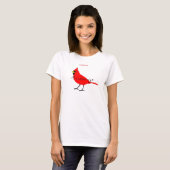 Red Kardinal Bird Thunder_Cove T-Shirt (Vorne ganz)