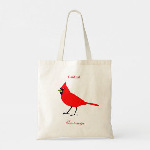 Red Kardinal Bird Thunder_Cove Tragetasche