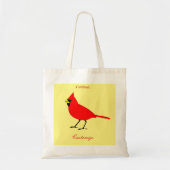 Red Kardinal Bird Thunder_Cove Tragetasche (Vorne)