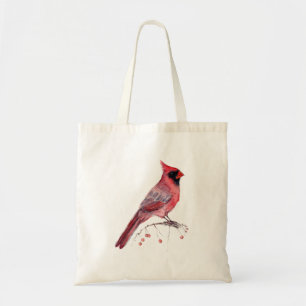 Red Kardinal Bird Tragetasche