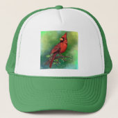 Red Kardinal Hat Truckerkappe (Vorderseite)