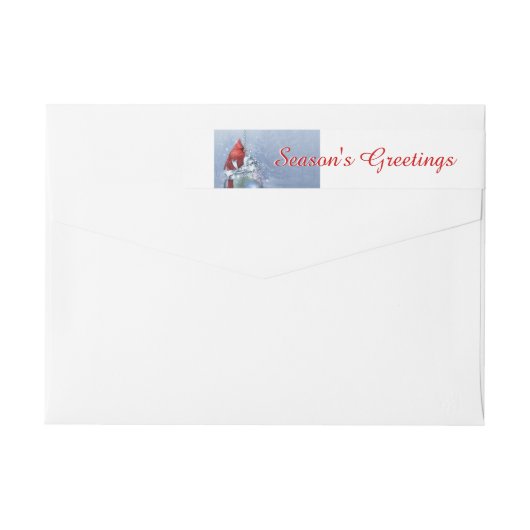 Red Kardinal Holiday (Rückseite)