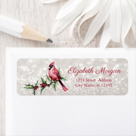 Red Kardinal Holly Berry Bokeh (Insitu)