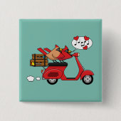Red Kardinal Lovers on Scooter Button (Vorderseite)