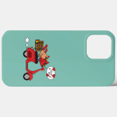 Red Kardinal Lovers on Scooter Case-Mate iPhone Hülle (Rückseite (Horizontal))