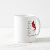 Red Kardinal My Guardian Angel Kaffeetasse (VorderseiteRechts)