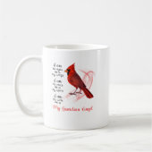 Red Kardinal My Guardian Angel Kaffeetasse (Links)