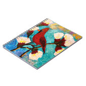 Red Kardinal Notebook Notizblock (Linke Seite)