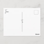 " RED KARDINAL " POSTKARTE (Rückseite)