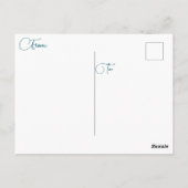 " RED KARDINAL " POSTKARTE (Rückseite)