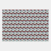 Red Kardinal Snow Winter Art Wrapper Papier (Vorderseite 3)