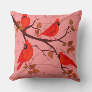 Red Kardinals Pillow Kissen