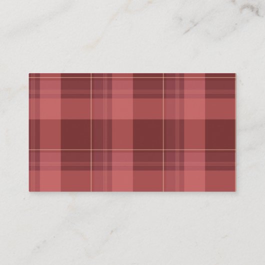 Red Kariert Country GRILLEN Diaper Raffle Baby Dus Begleitkarte (Rückseite)