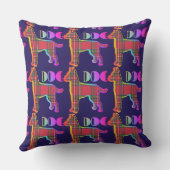 Red Kariert DOG Kissen (Rückseite)