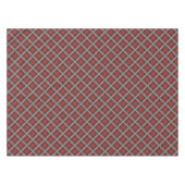 Red Kariert Flannel Lumberjack Design Tischdecke (Vorderseite (Horizontal))