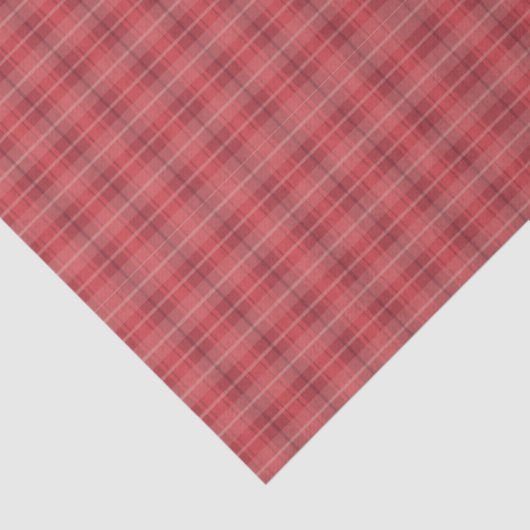 Red Kariert Gift Wrap Seidenpapier (Detail)