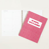Red Kariert Gingham Planer Mental Health Zitat (Anzeige)