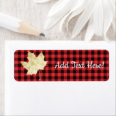 Red Kariert Gold Maple Leaf (Insitu)