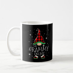 Red Kariert Grammy Gnome Familie Weihnachten Pajam Kaffeetasse