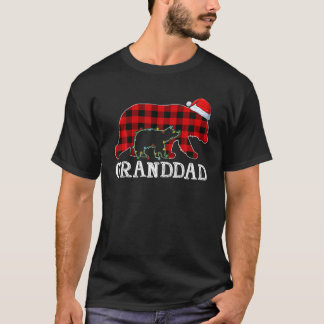 Red Kariert Granddad Bear T-Shirt