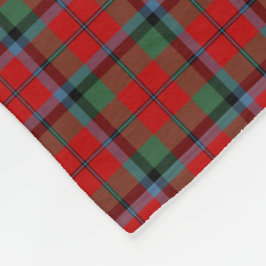 Red Kariert Naughton MacNaughton Tartan Fleecedecke