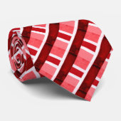 Red Kariert Necktie Krawatte (Gerollt)