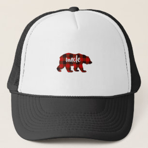 Red Kariert Oncle Buffalo Matching Family Pajama C Truckerkappe