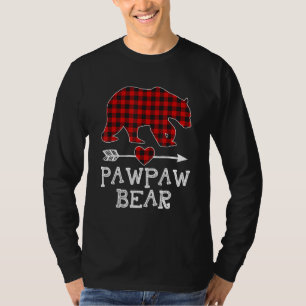 Red Kariert Pawpaw Bär Matching Pajama Family 1 T-Shirt