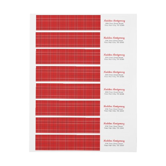 Red Kariert Raiders (Bogen)