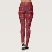 Red Kariert, Royal Stewart Tartan Leggings (Rückseite)